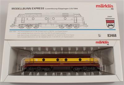 Märklin H0 83468 Modellbunn Express Luxembourg-Göppingen 2/9/1994, - Sommerauktion