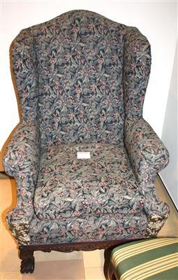 Ohrenbackenfauteuil, - Summer-auction