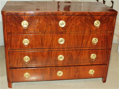 Biedermeier-Schreibkommode um 1830/35, - Summer-auction