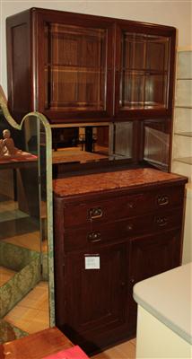 Jugendstil-Pfeilerschrank, - Summer-auction