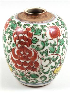 Wucai-Vase, - Sommerauktion