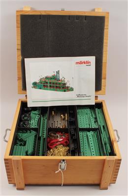 Märklin Großbaukasten Mississippi-Dampfer, - Asta estiva