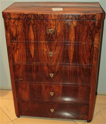 Biedermeier Pfeilerkommode, - Summer-auction