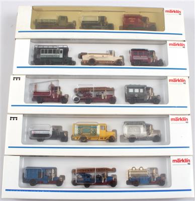 Märklin H0 5 Stk. Fahrzeuge/Zubehör-Sets - Letní aukce