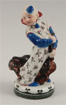 Martin Wiegand(1867-1961), Clown einen Hund neckend, - Summer-auction