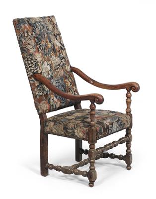 Provinzieller Barockarmsessel, - Summer-auction