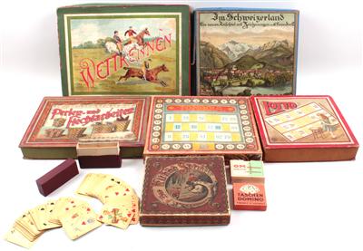 Konvolut Spiele, - Antiques and Paintings