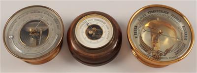 Drei verschiedene Barometer - Antiquitäten & Bilder