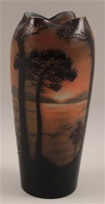 Vase mit Seelandschaft, - Antiques and Paintings