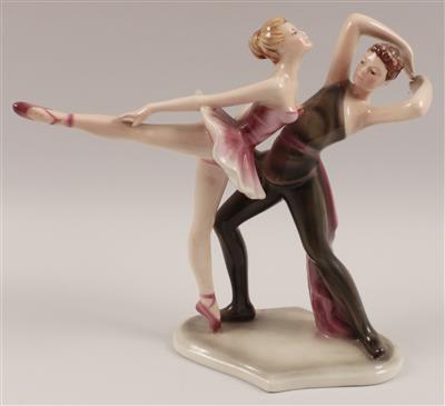 Ballett-Tanzpaar, - Antiquariato e Dipinti