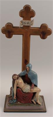 Pieta unter Kreuz, - Antiquariato e Dipinti