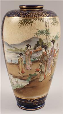 Satsuma-Vase, - Antiques and Paintings