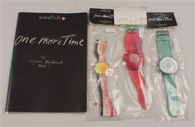3 "Swatchetables" Swatch One More Time special edition, - Antiques and Paintings