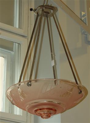 Art Deco-Deckenlampe, - Antiques and Paintings
