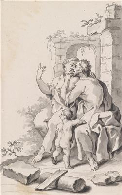 Deutscher Künstler, Mitte des 18. Jahrhunderts - Starožitnosti, Obrazy