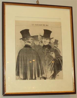 Honoré Daumier - Winterauktion - Antiquitäten,<br />Möbel und Bilder