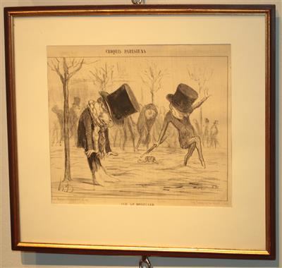 Honoré Daumier - Winterauktion - Antiquitäten,<br />Möbel und Bilder