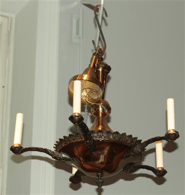 Luster in Schalenform, - Winterauktion - Antiquitäten,<br />Möbel und Bilder