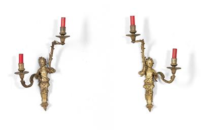 Paar Bronzeappliken - Antiquariato e Dipinti