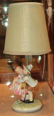 Tischlampe "Tiroler Kinder", - Antiques and Paintings