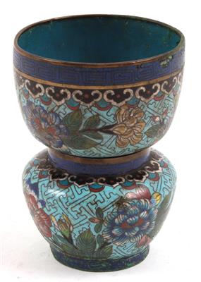 Cloisonné-Becher, - Starožitnosti, Obrazy