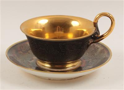 Teetasse mit Untertasse, - Antiquariato e Dipinti