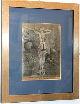 Ernst Fuchs * - Starožitnosti, Obrazy