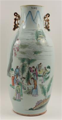 Famille rose-Vase, - Starožitnosti, Obrazy