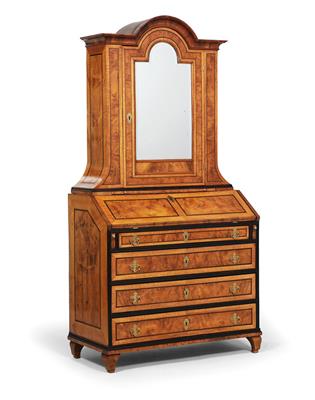 Baroque bureau cabinet, - Works of Art (Furniture, Sculpture)