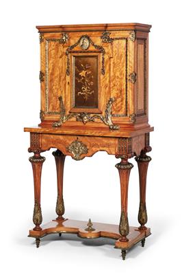Englischer Salonaufsatzschrank, - Antiquitäten (Möbel, Skulpturen)