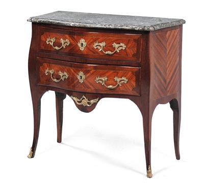 Small delicate salon chest of drawers, - Works of Art (Furniture, Sculpture)