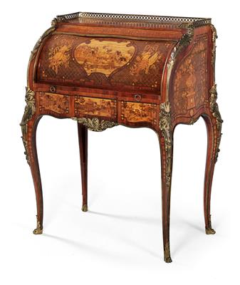 Outstanding French roll top desk, - Works of Art (Furniture, Sculpture)