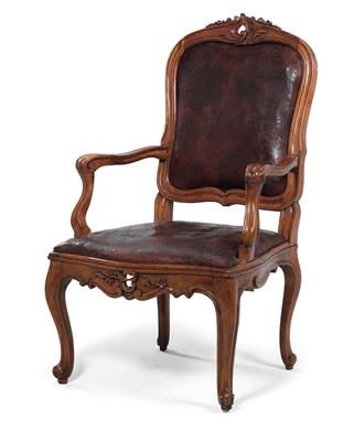 Late Baroque armchair, - Starožitnosti (Nábytek, Socha?ská díla)