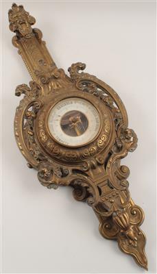 Französischer Aneroid-Barometer - Antiquitäten & Bilder
