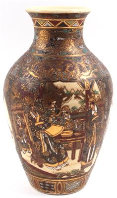 Satsuma-Vase, - Antiques and Paintings