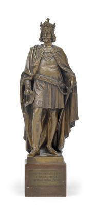 Statuette Jiri von Podiebrad (1420-1471), - Antiquariato e Dipinti