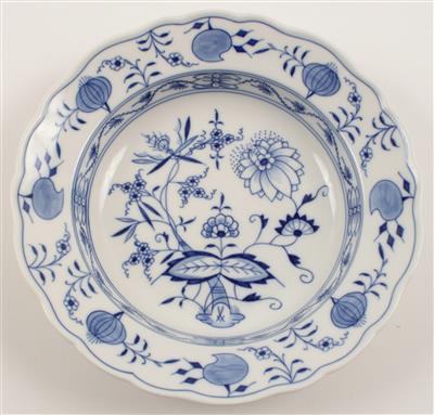 Zwiebelmuster-6 Suppenteller Dm. 24 cm, - Antiques and Paintings