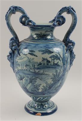 Henkelvase, - Antiques and Paintings