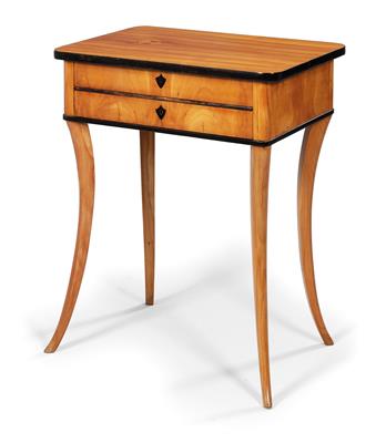 Biedermeier Nähtisch, - Saisonabschluss-Auktion Bilder Varia, Antiquitäten, Möbel/Design