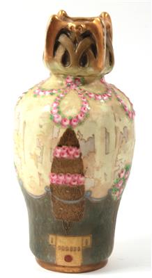 Jugendstil-Vase, - Saisonabschluss-Auktion Bilder Varia, Antiquitäten, Möbel/Design