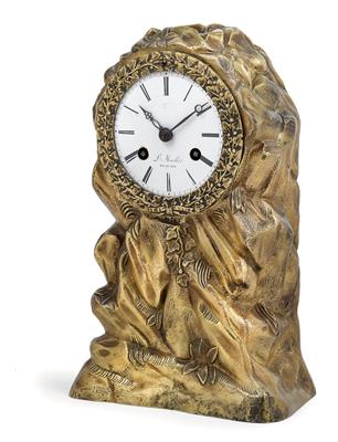 Louis Philippe Bronzeuhr "L. Mallet, horloger du Roi" - Saisonabschluss-Auktion Bilder Varia, Antiquitäten, Möbel/Design