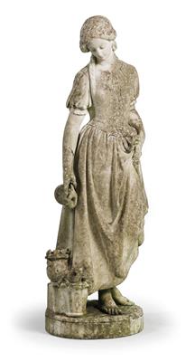 Skulptur "Die schöne Gärtnerin", - Antiquariato e Dipinti
