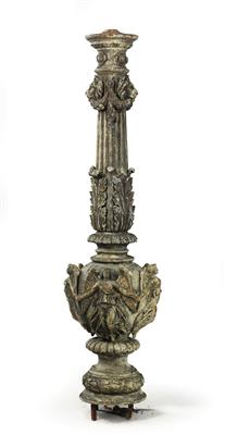 Gusseisensäule (vermutl. Fragment einer Laterne), - Asta estiva