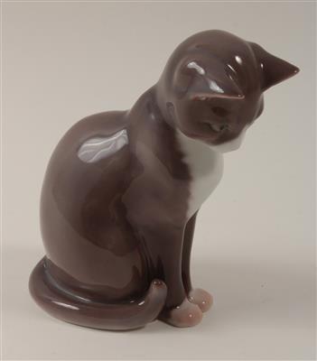 Sitzende Katze, - Summer-auction