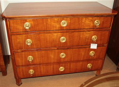 Biedermeier Schreibkommode, - Sommerauktion - Bilder Varia, Antiquitäten, Möbel und Design