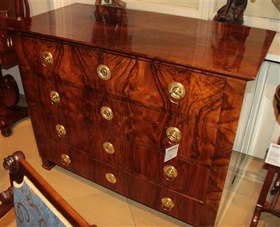 Biedermeier Schreibkommode, - Summer-auction