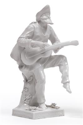 Callot-Figur mit Mandoline, - Summer-auction