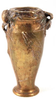 A. Marionnet, Vase mit Disteldekor, - Summer-auction