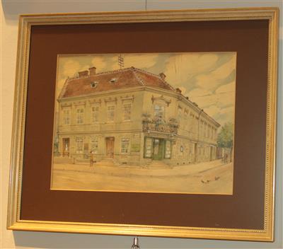 Aquarellist, Wien um 1920 - Letní aukce