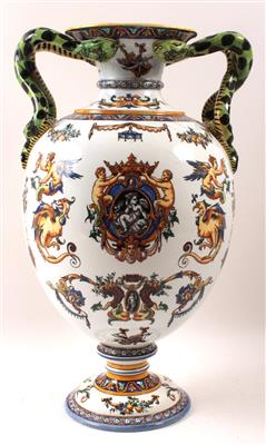 Henkelvase, - Summer-auction